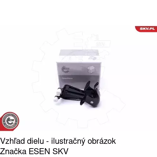 Vozík - kolieska pant posuvných dverí 5012Z-76 /POLCAR/ - obr. 2
