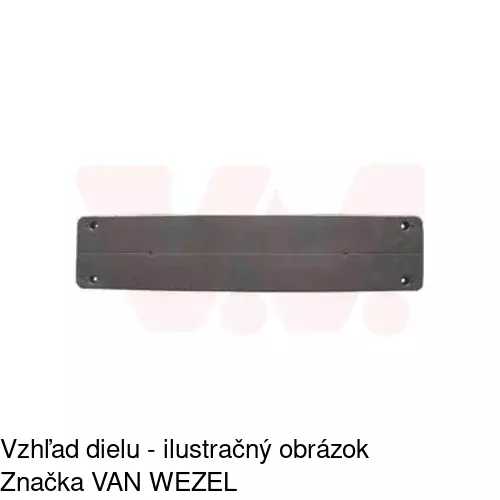 Držiak evidenčnej tabuľky POLCAR 50150711