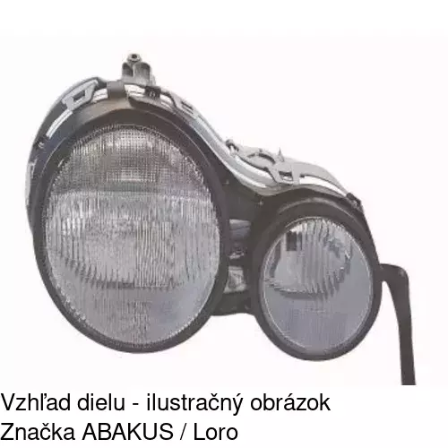 Hlavný reflektor 5015091E /POLCAR/