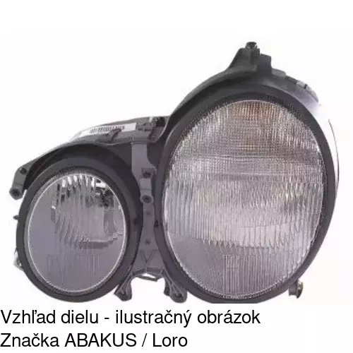 Hlavný reflektor 5015097E /POLCAR/ - obr. 2