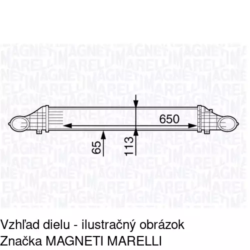Chladiče vzduchu (Intercoolery) POLCAR 5016J82X