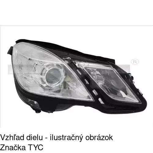 Hlavný reflektor POLCAR 501809-H