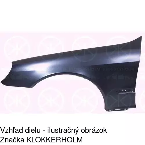Predný blatník POLCAR 502501