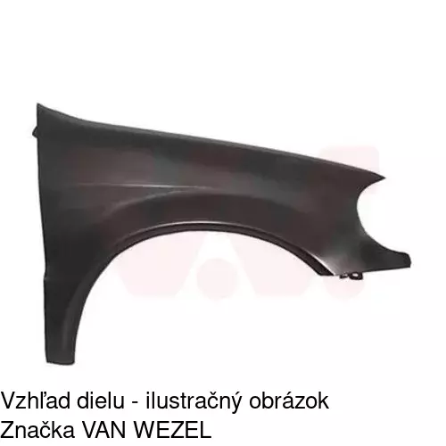 Predný blatník 504402-2 /POLCAR/ - obr. 1