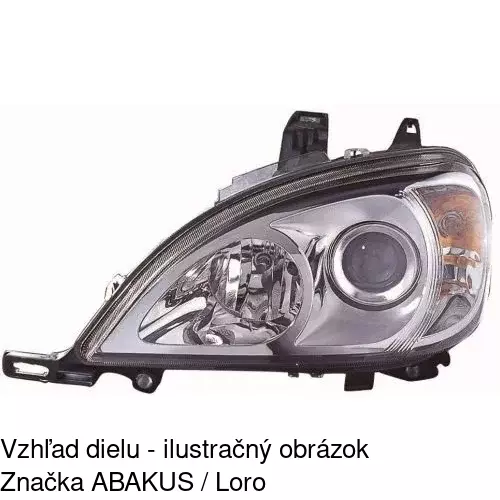 Hlavný reflektor 5044091H /POLCAR/ - obr. 2