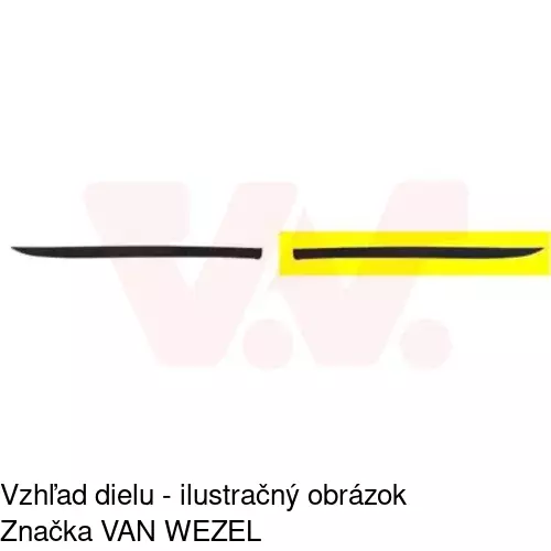 Spojler predného nárazníka 504425-1 /POLCAR/