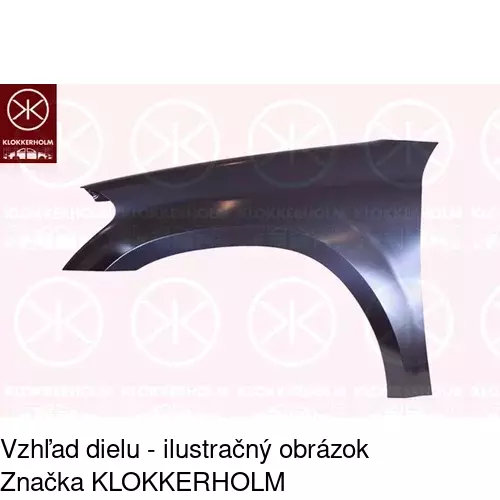 Predný blatník 504801 /POLCAR/