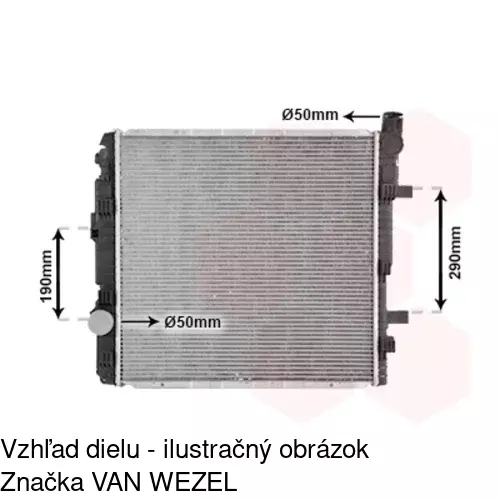Chladiče vody 5054083X /POLCAR/ - obr. 1