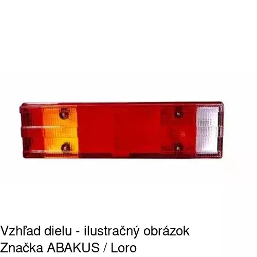 Zadné svetlo POLCAR 505488-H