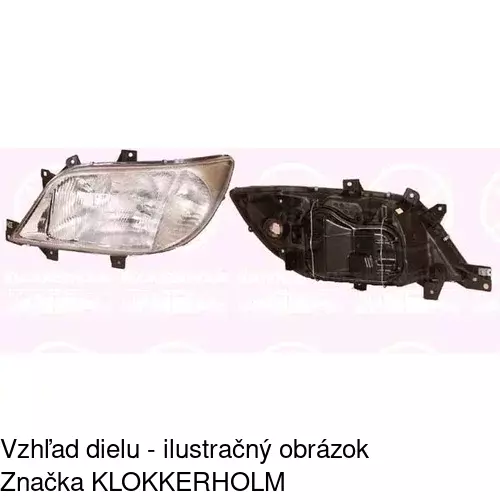 Hlavný reflektor 5063090E /POLCAR/ - obr. 2
