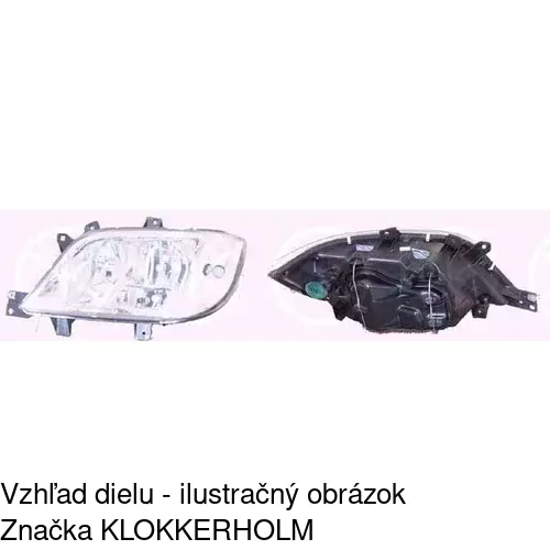 Hlavný reflektor 5064092E /POLCAR/ - obr. 1