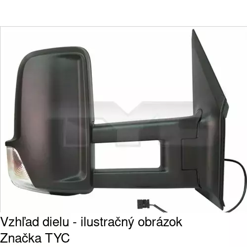 Rám vonkajšieho zrkadla 506554TM /POLCAR/ - obr. 4