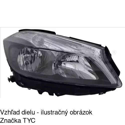 Hlavný reflektor POLCAR 50C110-E