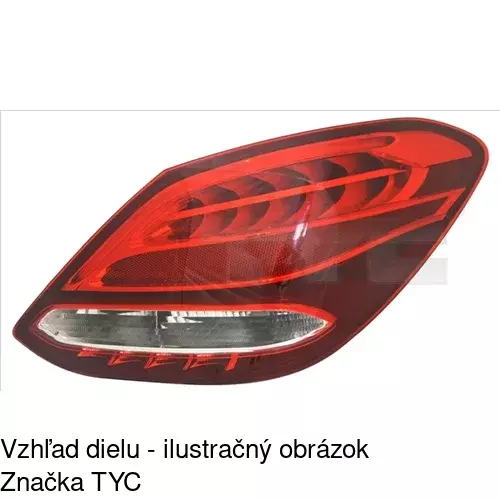 Zadné svetlo POLCAR 50D288-U