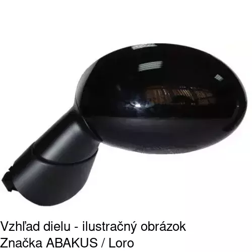 Vonkajšie zrkadlo 5101524S /POLCAR/ - obr. 2