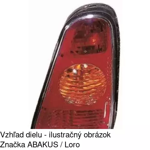 Zadné svetlo 510188-E /POLCAR/ - obr. 1