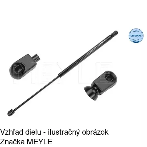 Plynová pružina 5210AB1D /POLCAR/ - obr. 2