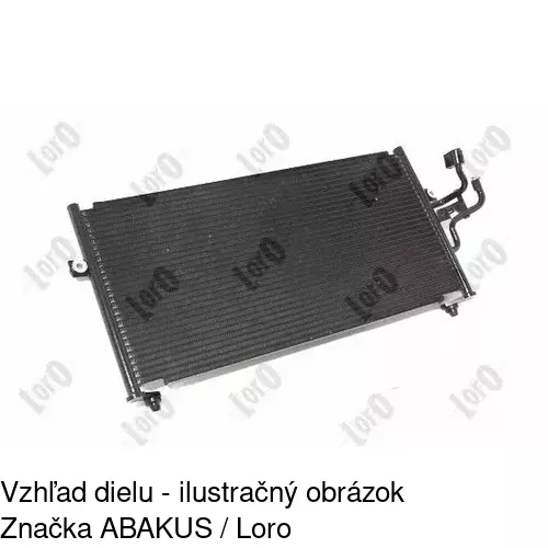 Chladiče klimatizácie 5231K8C1 /POLCAR/ - obr. 1