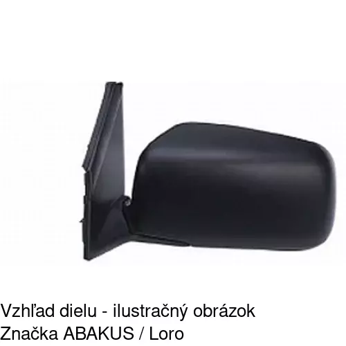 Vonkajšie zrkadlo 5233512S /POLCAR/ - obr. 1