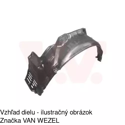 Podblatník (plast) POLCAR 5240FP1T