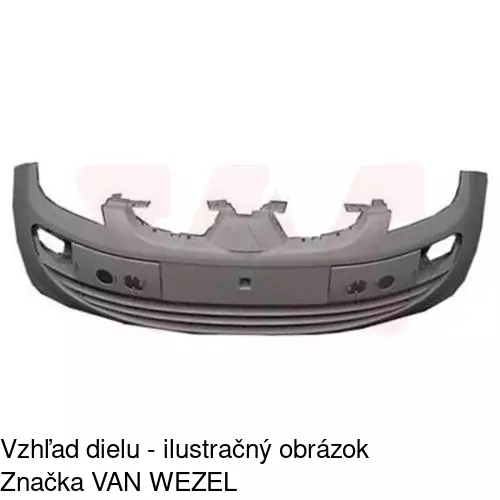 Predný nárazník POLCAR 524107-1