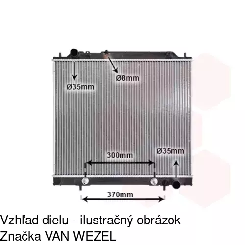 Chladiče vody 525008-2 /POLCAR/ - obr. 1