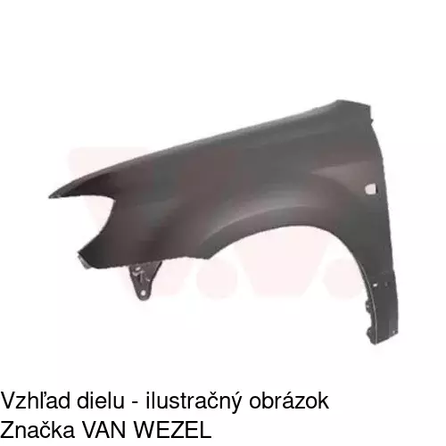 Predný blatník 526501 /POLCAR/ - obr. 1