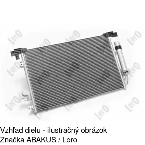 Chladiče klimatizácie 5266K8C1 /POLCAR/ - obr. 2