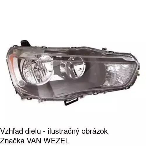 Hlavný reflektor 526710-E /POLCAR/ - obr. 1