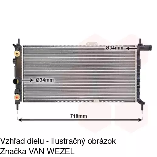 Chladiče vody 550508-8 /POLCAR/ - obr. 1