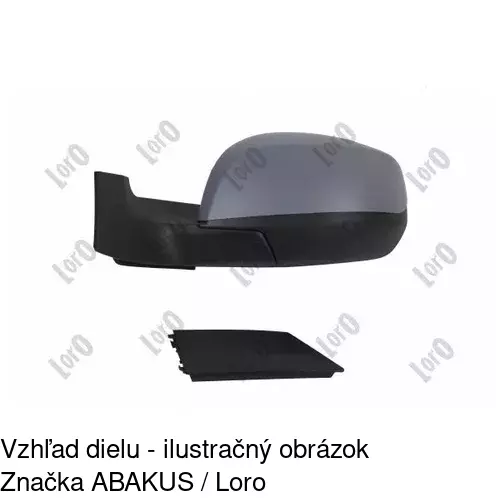 Vonkajšie zrkadlo 5506525E /POLCAR/ - obr. 3