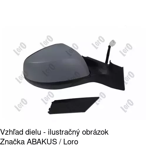 Vonkajšie zrkadlo 5506525E /POLCAR/ - obr. 4