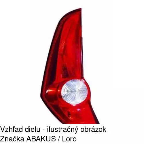 Zadné svetlo POLCAR 550687-V