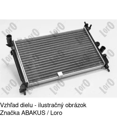 Chladiče vody 550708A4 /POLCAR/ - obr. 2