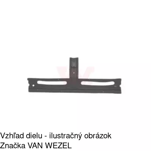 Dolný nosník predného čela POLCAR 550724