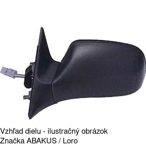 Vonkajšie zrkadlo 5507514M /POLCAR/ - obr. 4