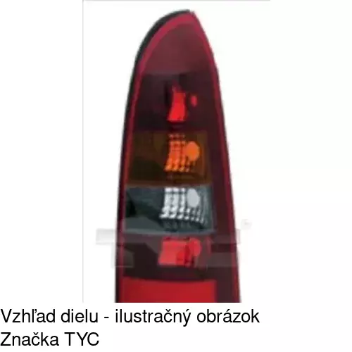 Zadné svetlo POLCAR 5508878E