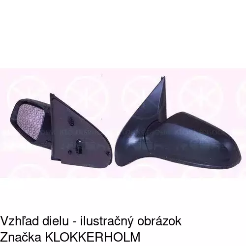 Vonkajšie zrkadlo 5509515M /POLCAR/ - obr. 3