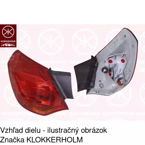 Zadné svetlo 5511870E /POLCAR/ - obr. 2