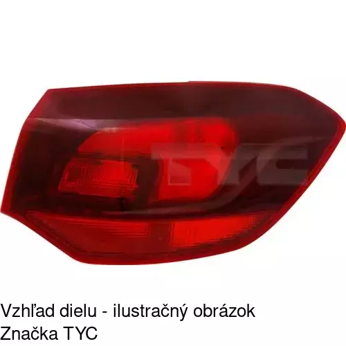 Zadné svetlo POLCAR 5511887E
