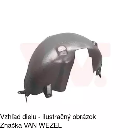 Podblatník (plast) POLCAR 5511FP6T