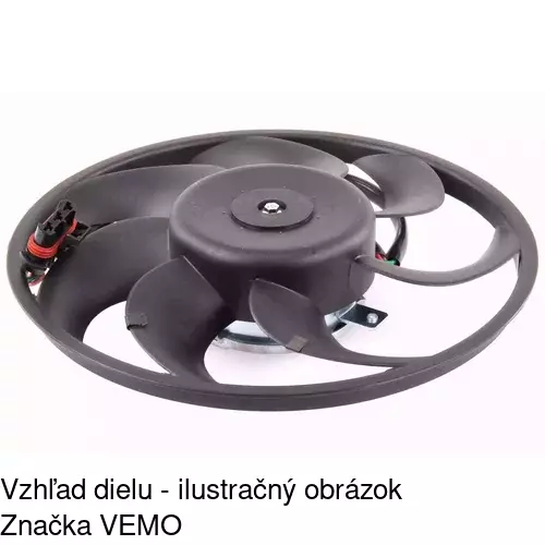Ventilátor bez krytu / podpery 551623U3 /POLCAR/ - obr. 3