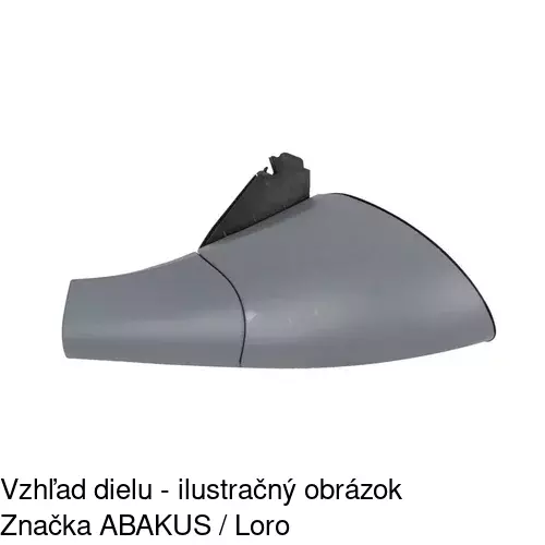 Rám vonkajšieho zrkadla 551654PM /POLCAR/ - obr. 3