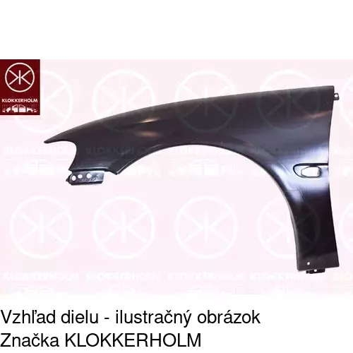 Predný blatník POLCAR 551702