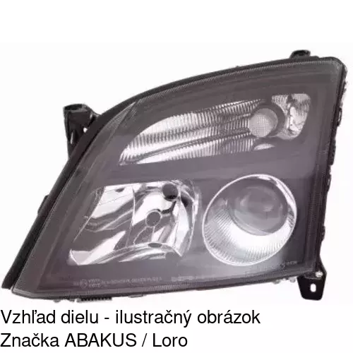 Hlavný reflektor 5518092E /POLCAR/ - obr. 2