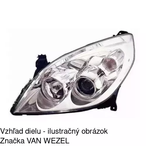 Hlavný reflektor 551909-E /POLCAR/ - obr. 5