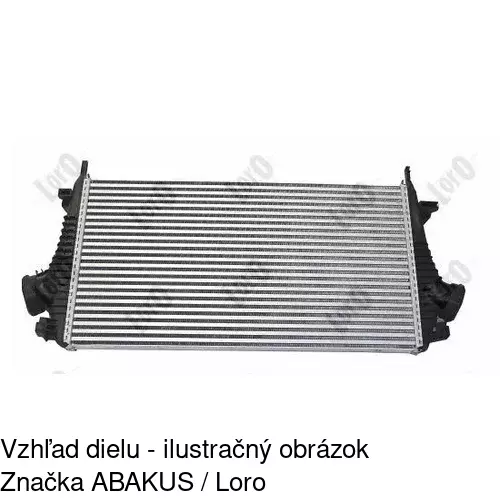 Chladiče vzduchu (Intercoolery) 5520J8-1 /POLCAR/ - obr. 3