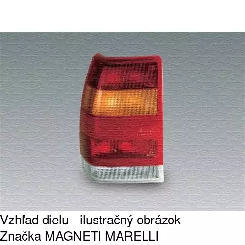Zadné svetlo POLCAR 552588-E