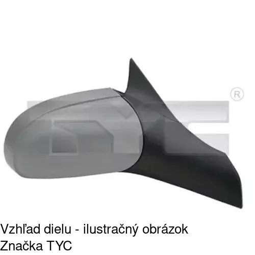 Vonkajšie zrkadlo 55555110E /POLCAR/ - obr. 1