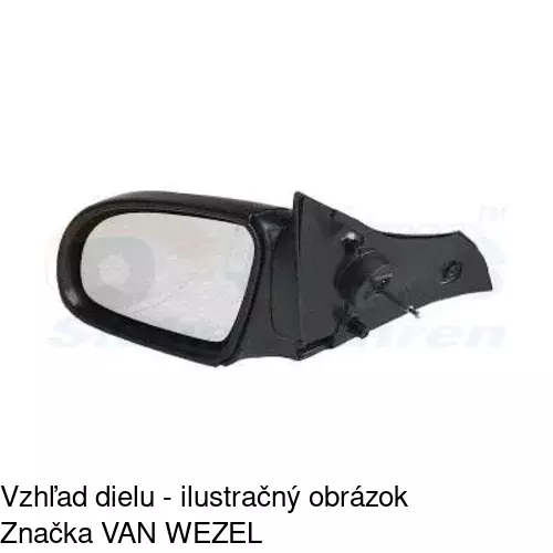 Vonkajšie zrkadlo 55555110E /POLCAR/ - obr. 2